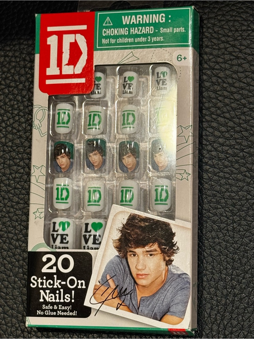 1D Stick-On Nail Set โ One Direction I Love Liam Accent Nails